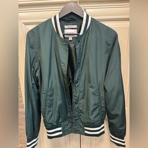 Hunter Green Bomber Jacket
